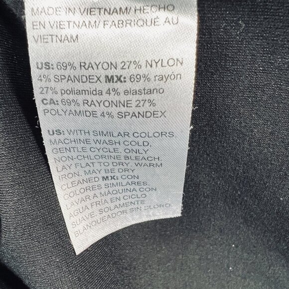 Chicos Womens Pants 2.5 Large 14 Black High Rise Pullover Zip Pockets Stretch - Picture 5 of 10